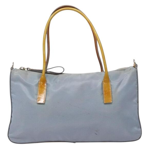 PRADA Hand Bag Nylon Light Blue - Picture 2 of 13